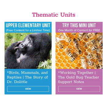 Thematic Unit Examples