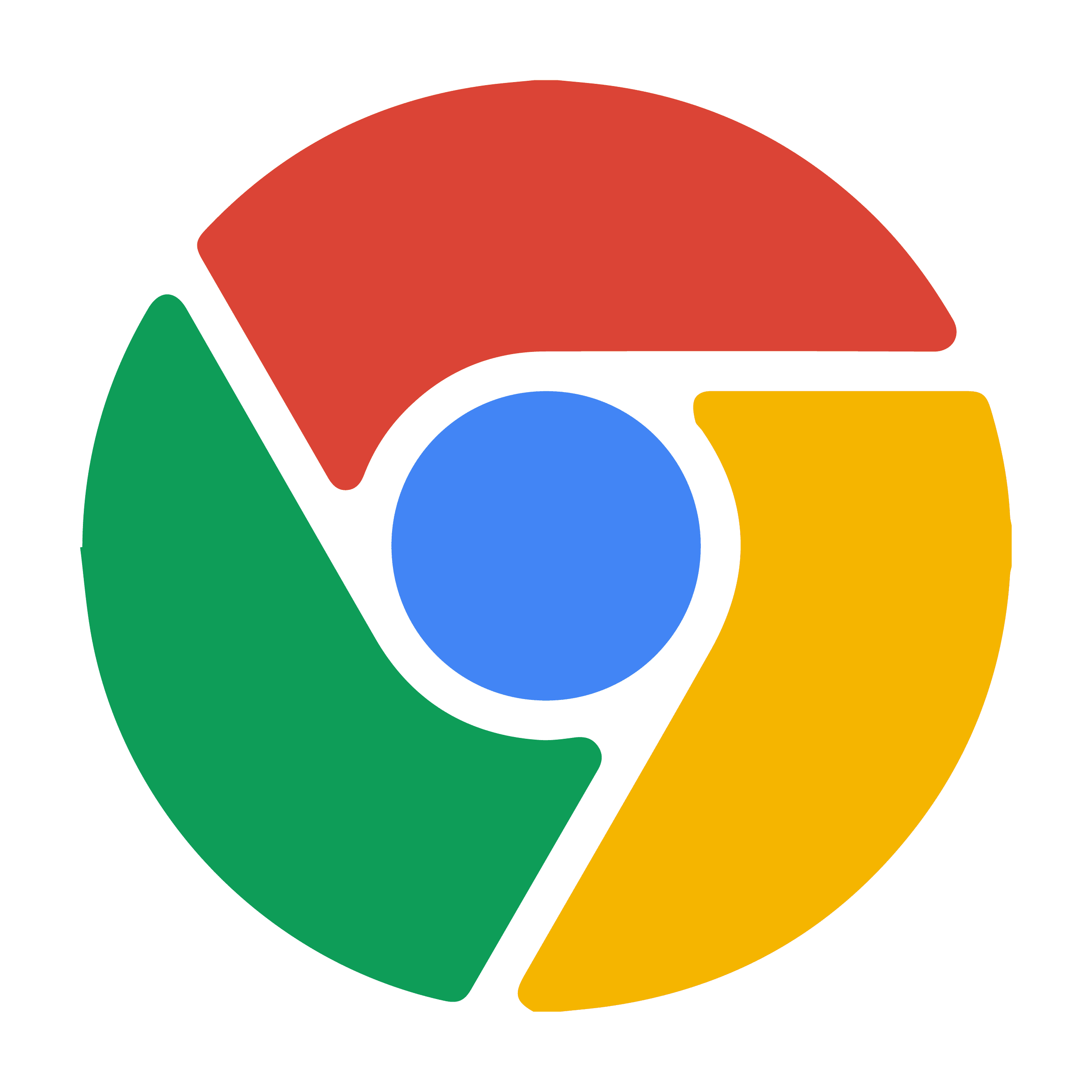Colored Google Chrome Extension Logo